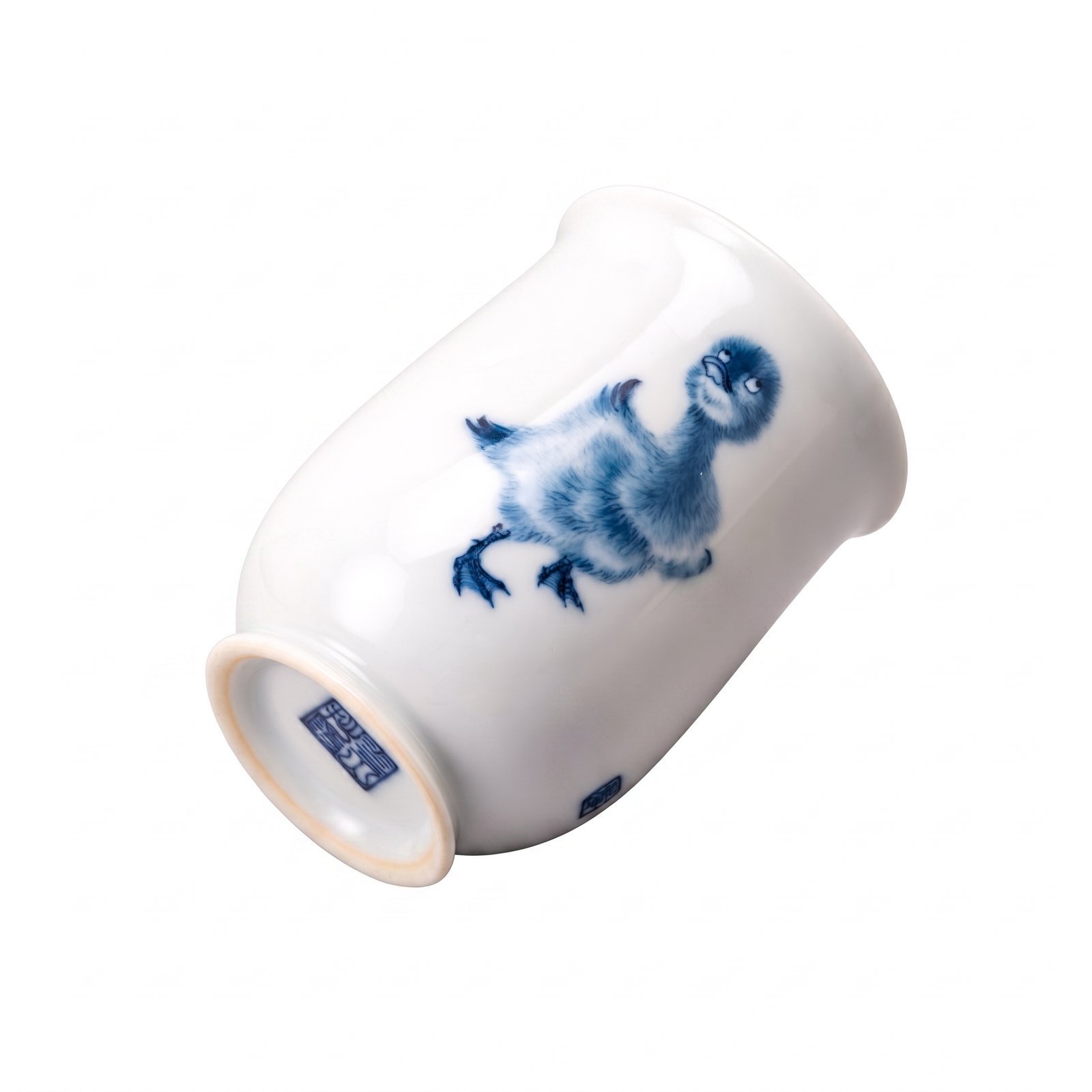 Blue & White “Leisurely Stroll” Yulan Teacup - Image 2