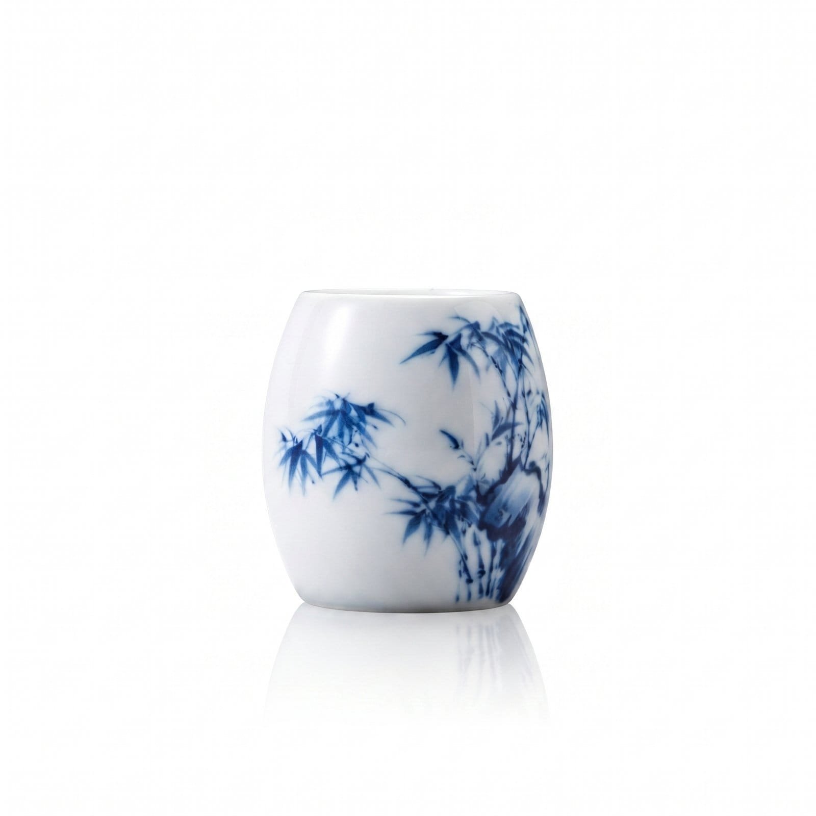 Blue & White Bamboo and Rock Lid Rest - Image 3