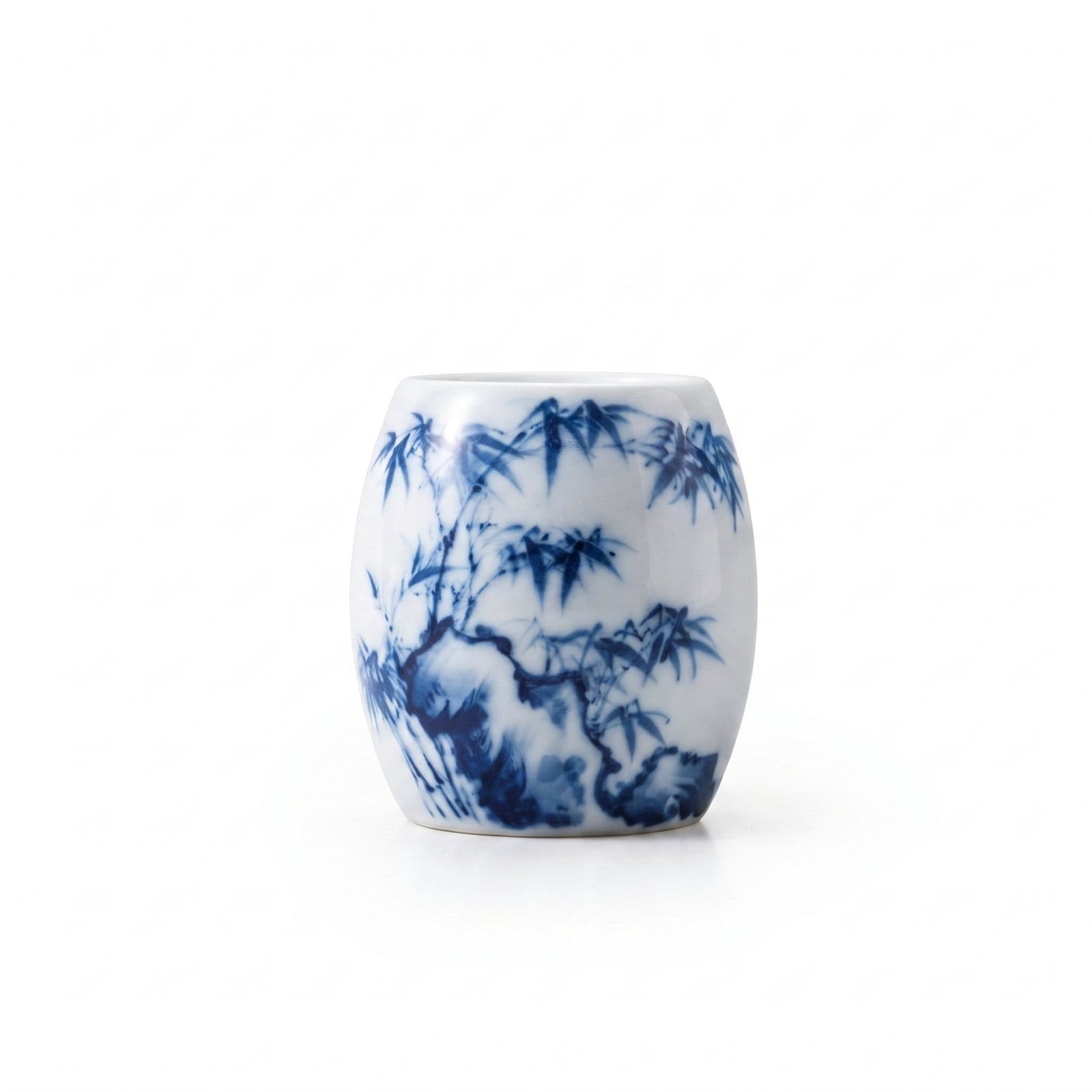 Blue and White Lid Rest