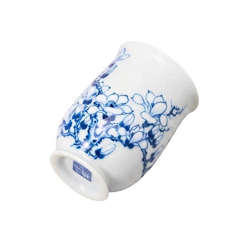 Magnolia Underglaze White Yulan Teacup - Image 5