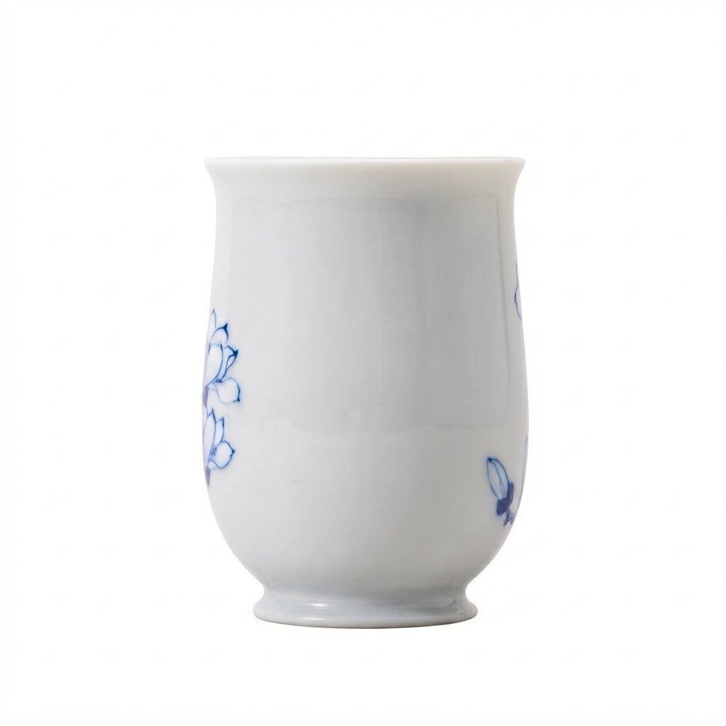 Magnolia Underglaze White Yulan Teacup - Image 3