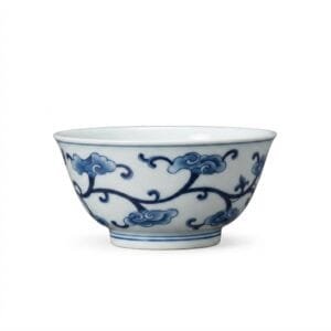 Blue and White Ruyi Teacup