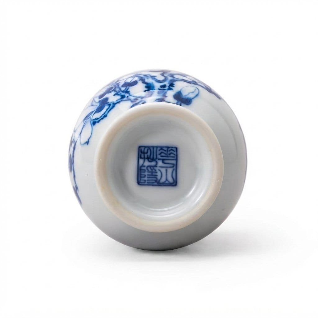 Magnolia Underglaze White Yulan Teacup - Image 4