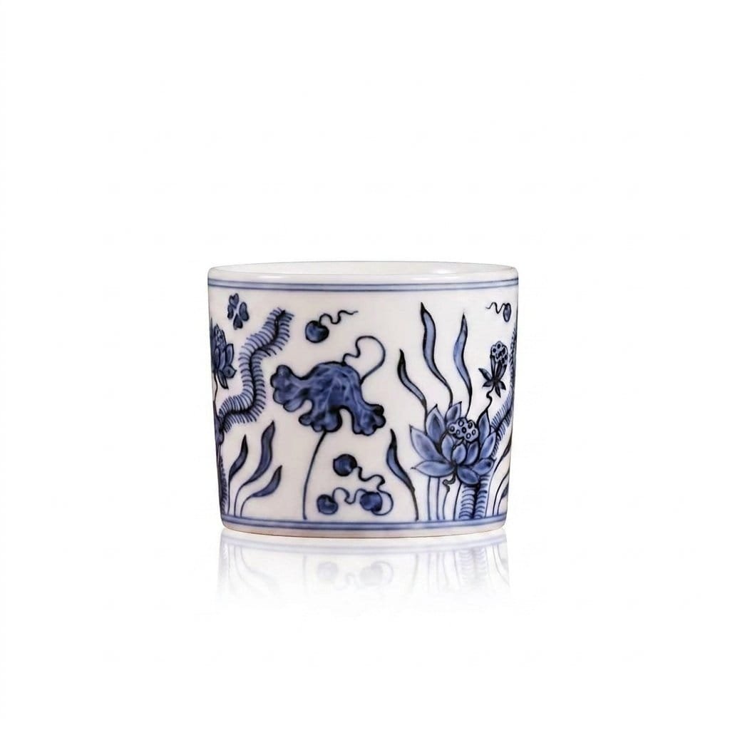 Abundance and Prosperity Straight-Sided Teacup - Image 3