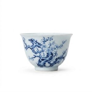 Plum Blossom Porcelain Teacup