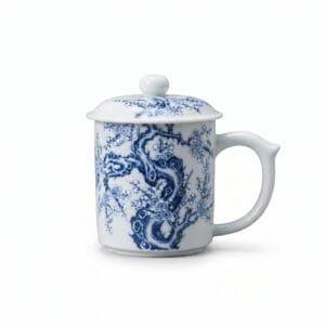 Plum Blossom Porcelain Mug