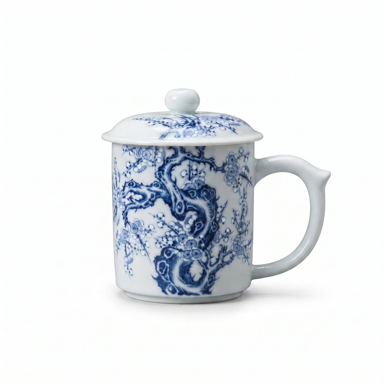 Plum Blossom Porcelain Mug