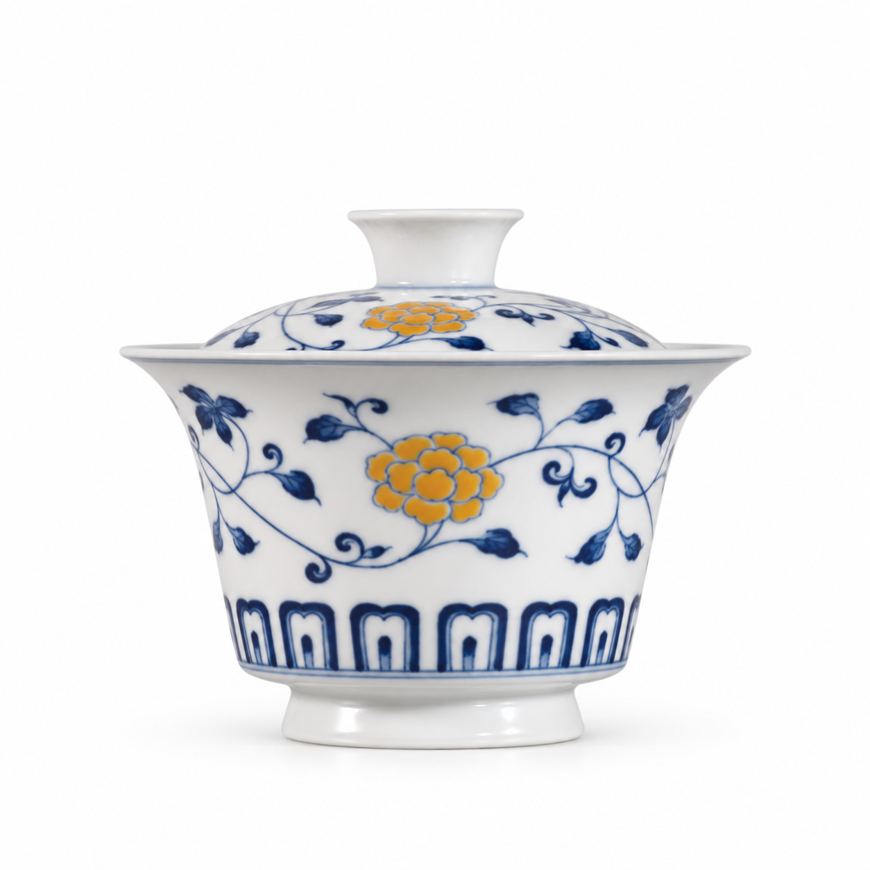 Blue and White Mati Gaiwan
